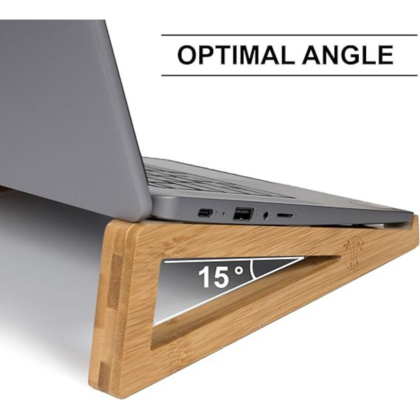 Portable Handcrafted Wooden Laptop Stand