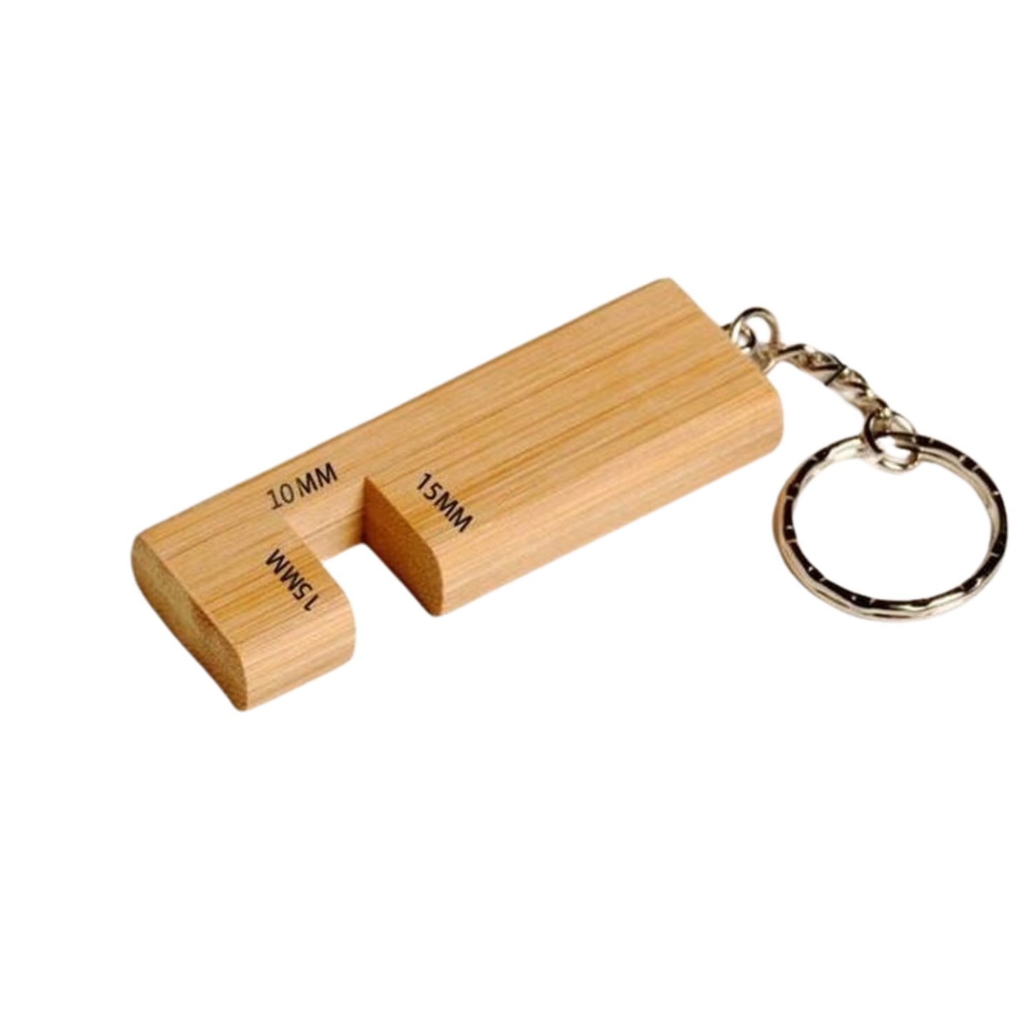 Handcrafted Wooden Keychain Mobile Holder