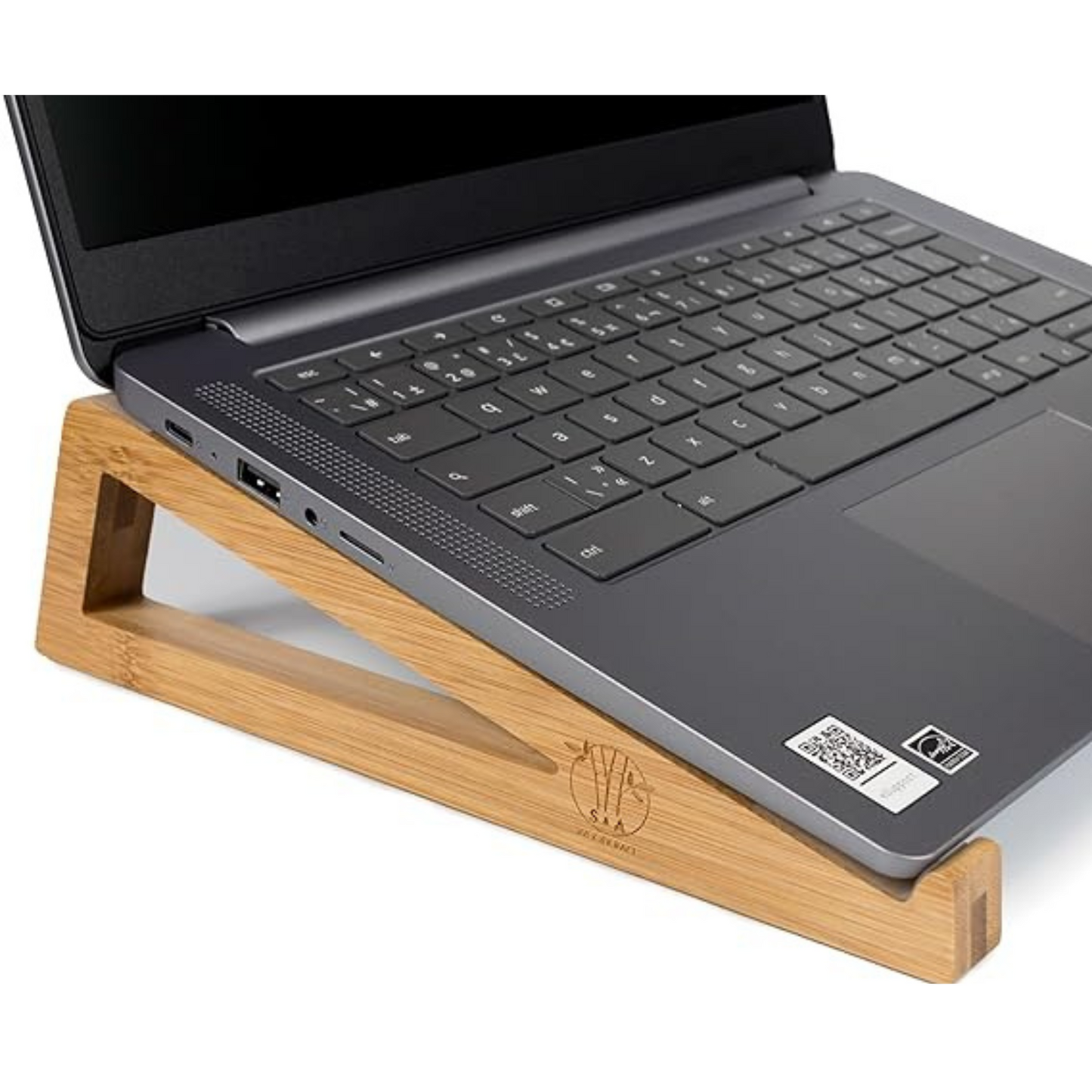 Portable Handcrafted Wooden Laptop Stand