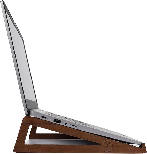 Portable Handcrafted Wooden Laptop Stand