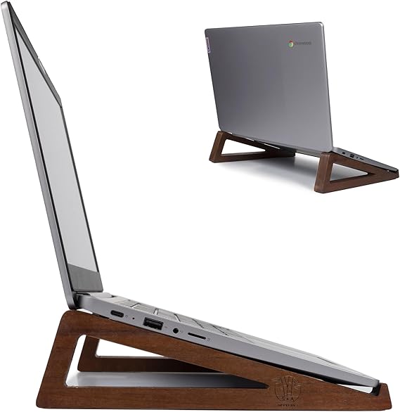 Portable Handcrafted Wooden Laptop Stand